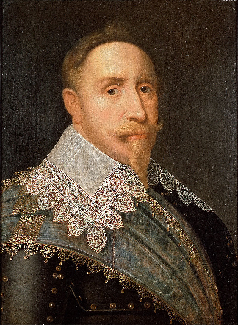 Portrait of Gustavus Adolphus by Jacob Hoefnagel